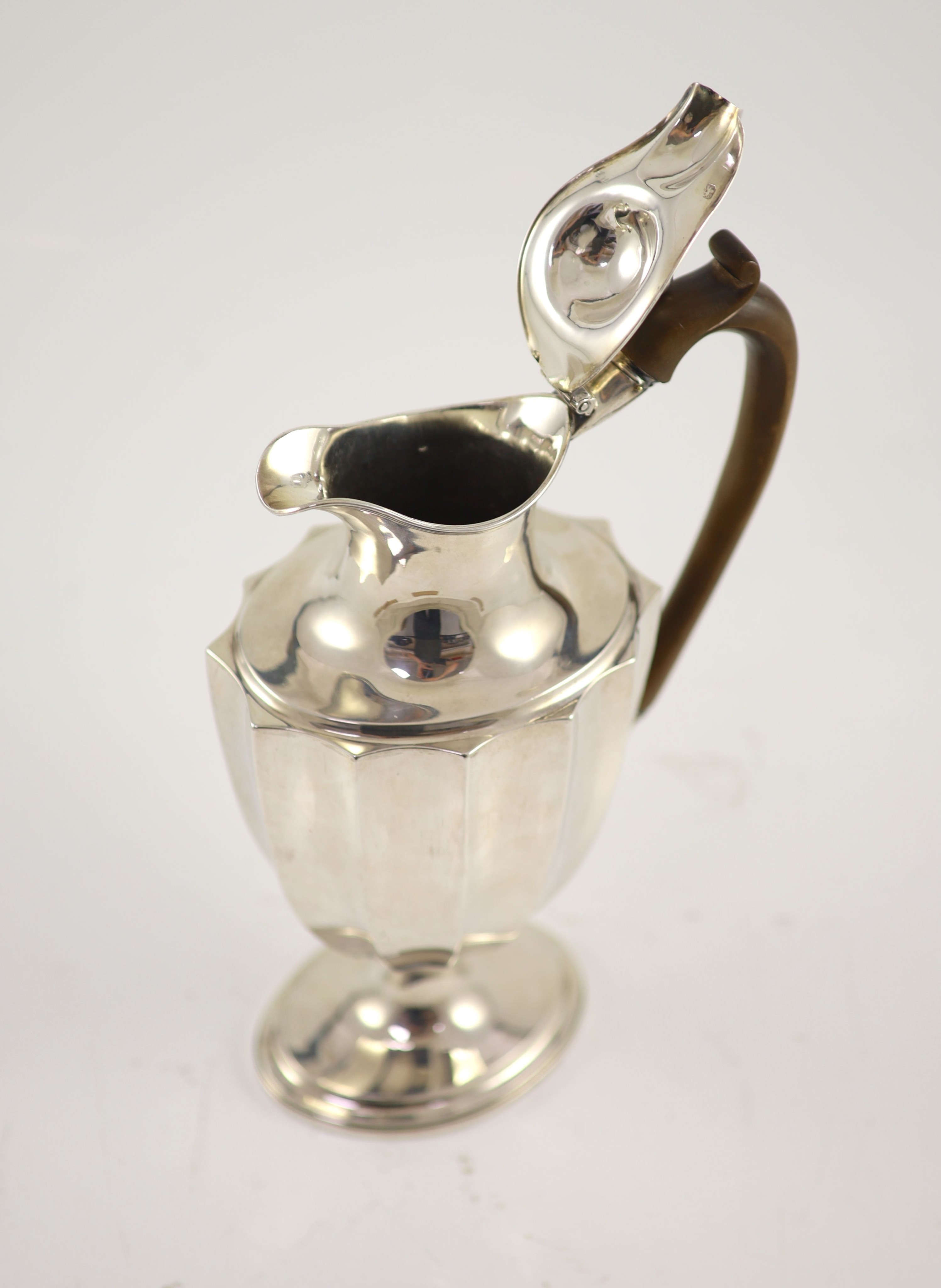 A George III silver hot water ewer, William Sumner I?